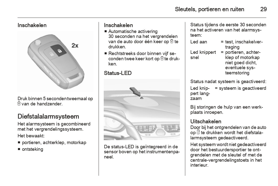 2015 Opel Corsa Bedienungsanleitung | Niederländisch