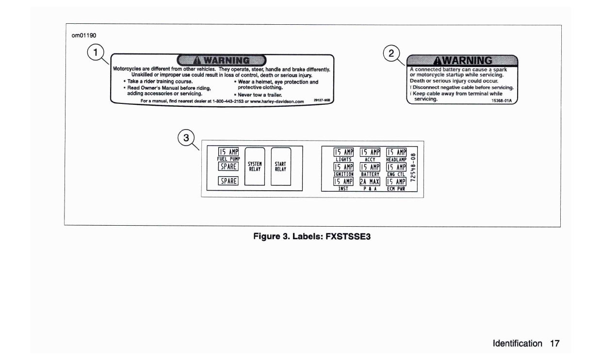 2009 Harley-Davidson FXSTSSE3 Bedienungsanleitung | Englisch