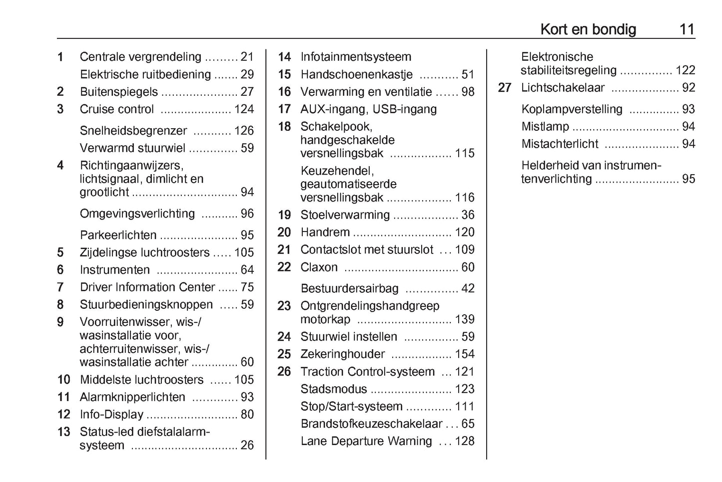 2017 Opel Karl Owner's Manual | Dutch