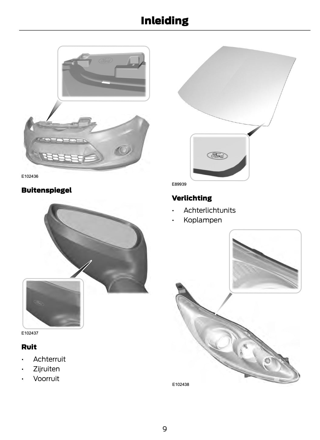 2011-2012 Ford Fiesta Owner's Manual | Dutch