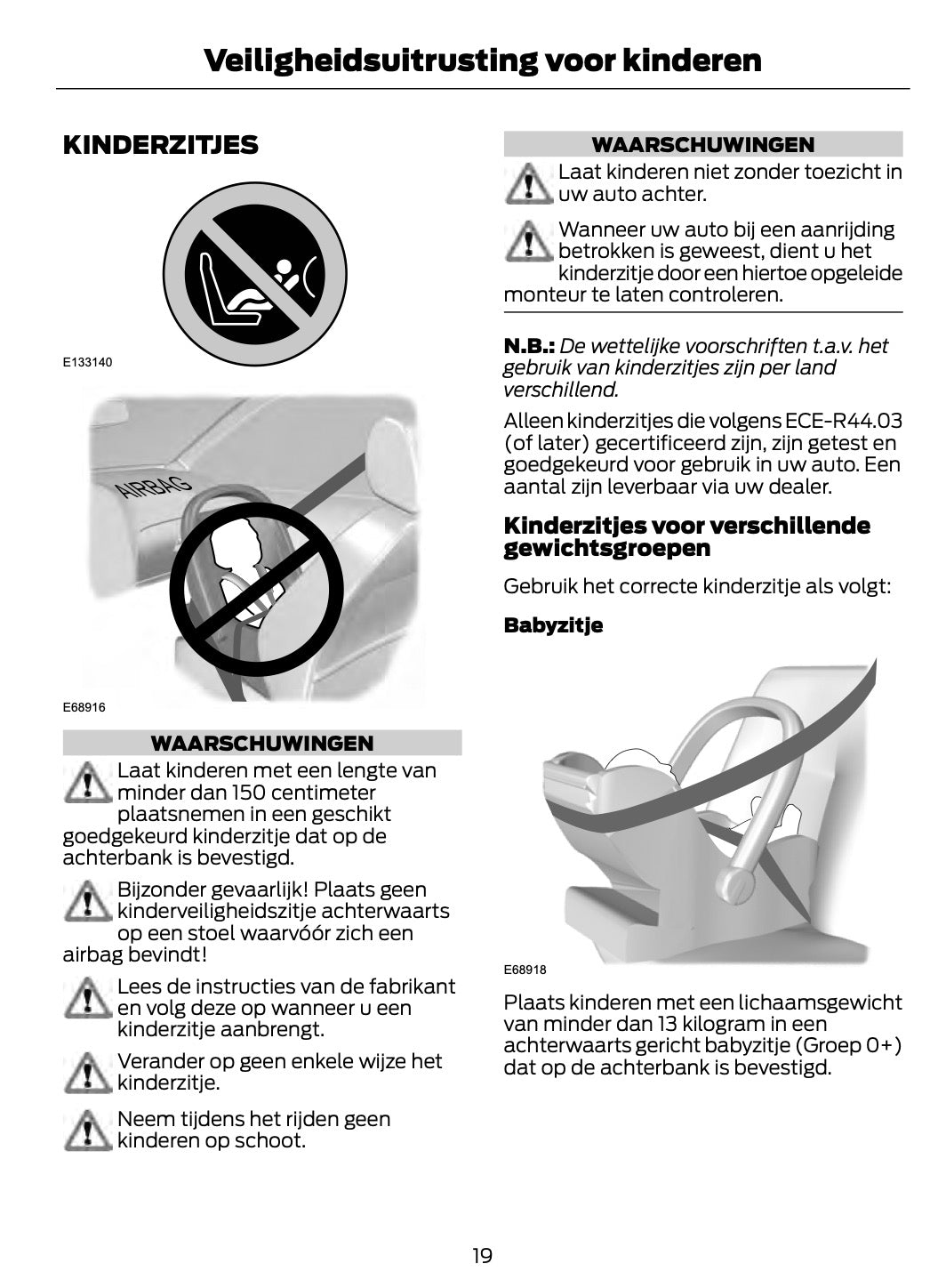 2011-2012 Ford Fiesta Owner's Manual | Dutch