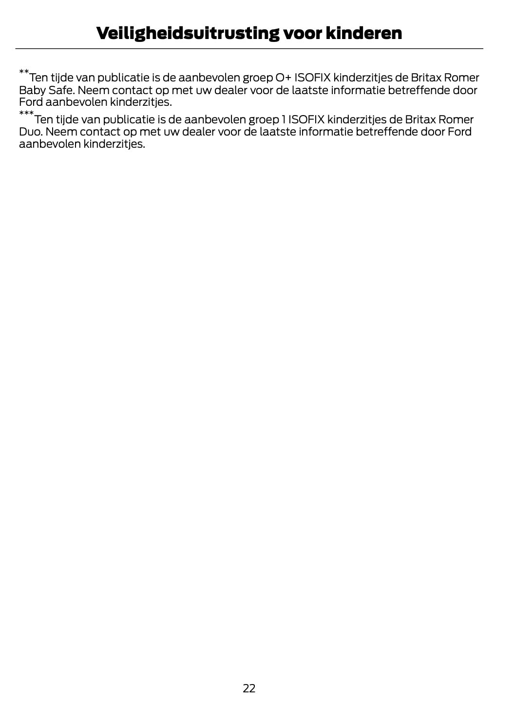 2011-2012 Ford Fiesta Owner's Manual | Dutch
