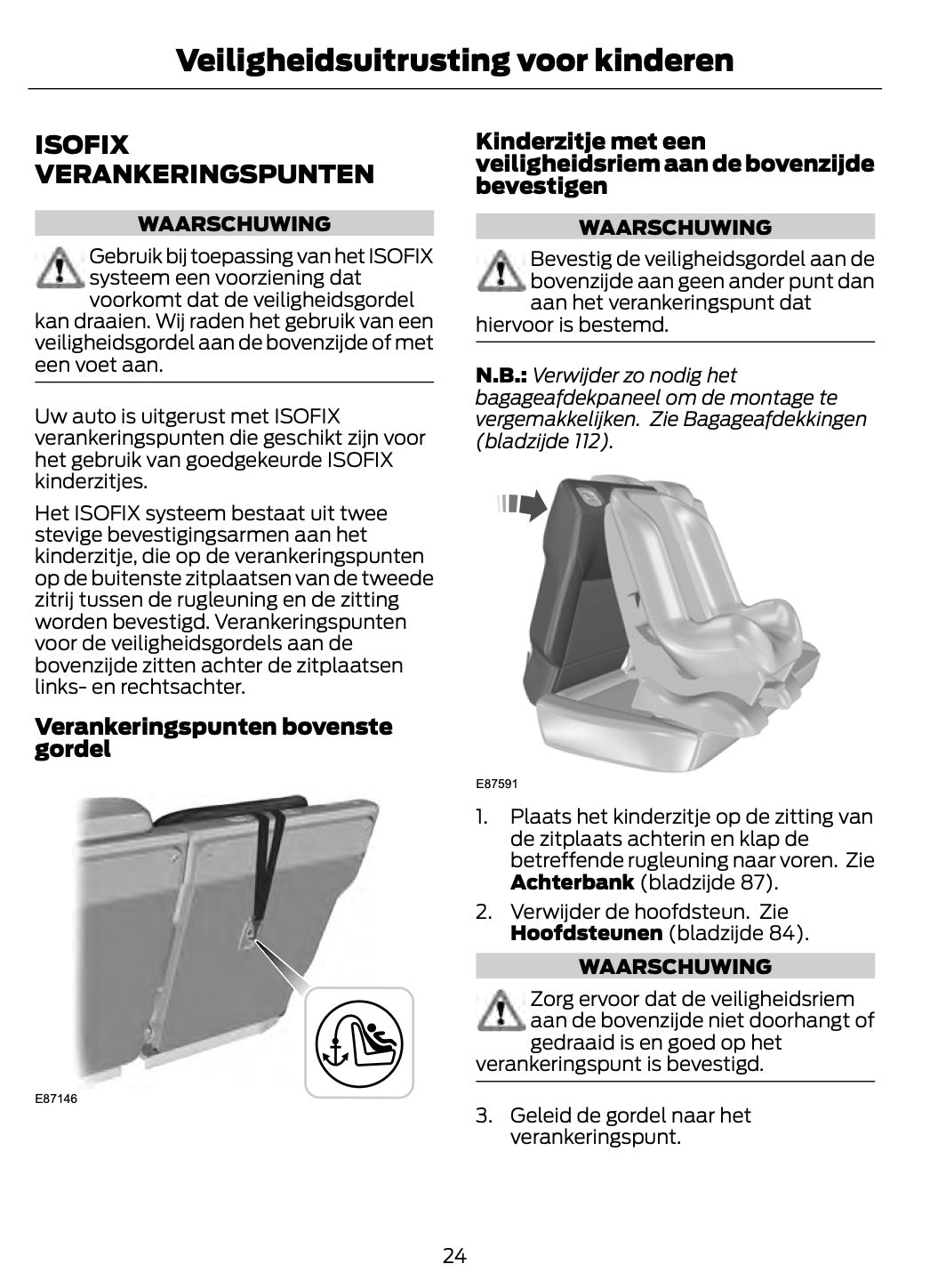 2011-2012 Ford Fiesta Owner's Manual | Dutch
