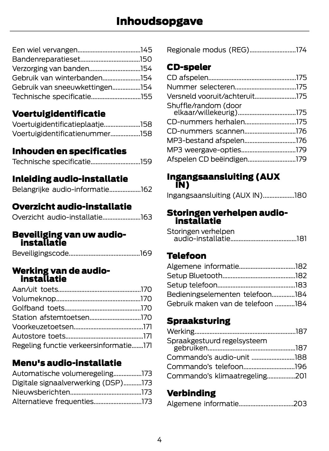 2011-2012 Ford Fiesta Owner's Manual | Dutch