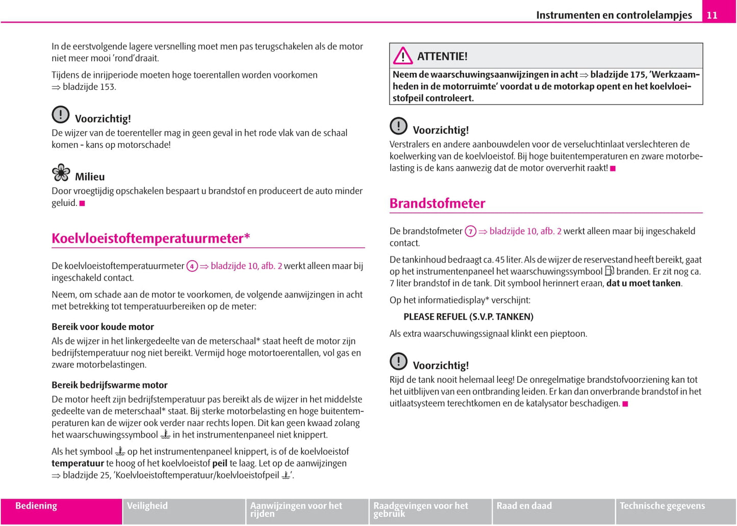 2007-2010 Skoda Fabia Bedienungsanleitung | Niederländisch