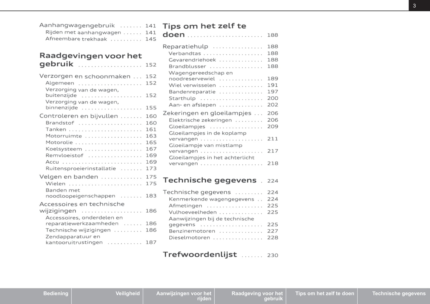 2010-2015 Audi A1 Owner's Manual | Dutch