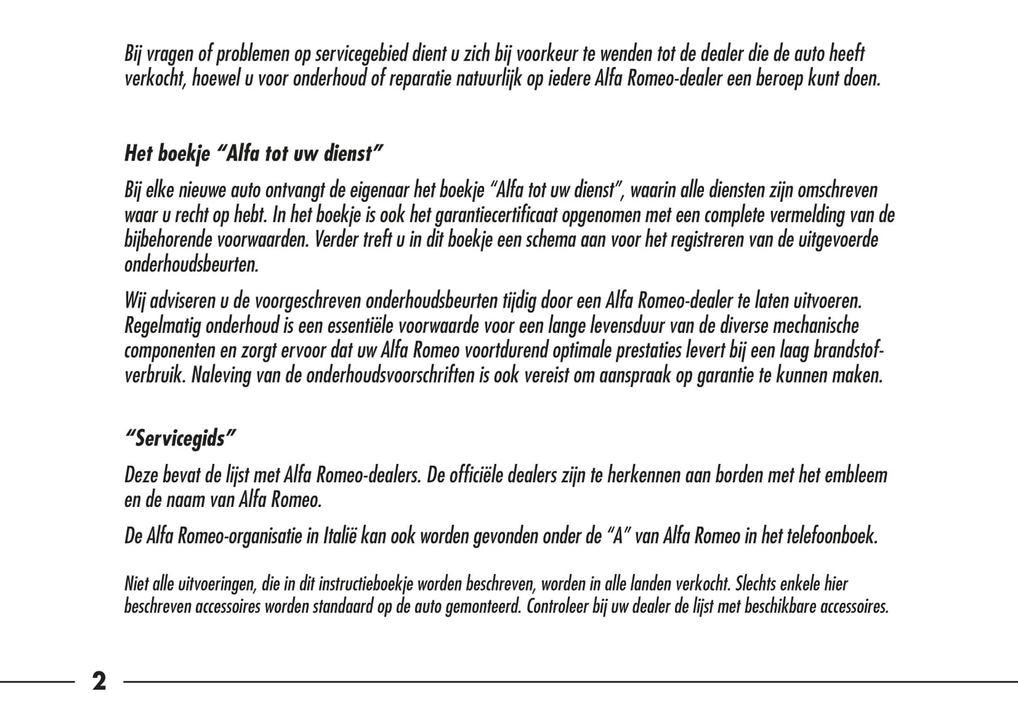 1997-2003 Alfa Romeo 156 Bedienungsanleitung | Niederländisch