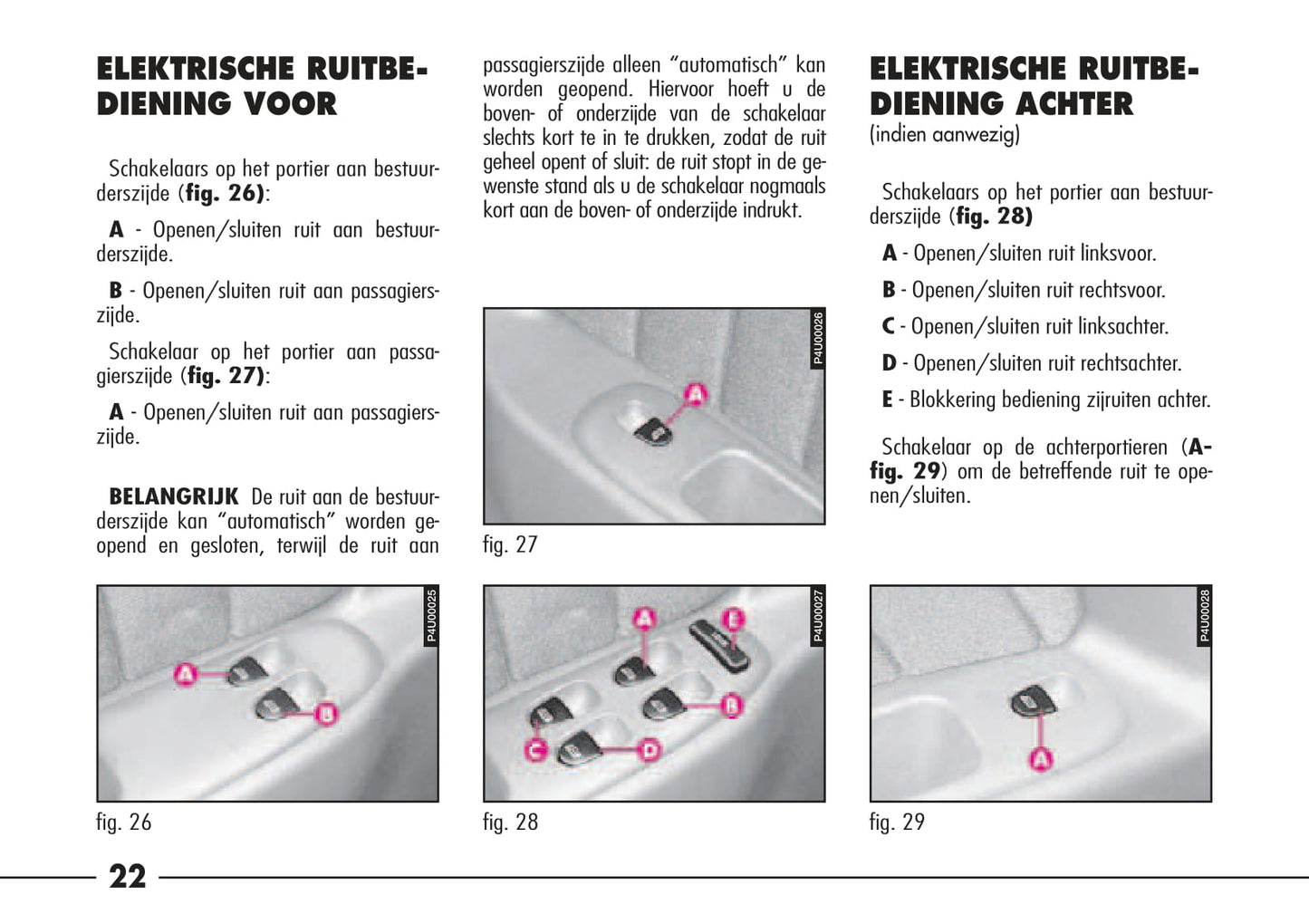 1997-2003 Alfa Romeo 156 Bedienungsanleitung | Niederländisch