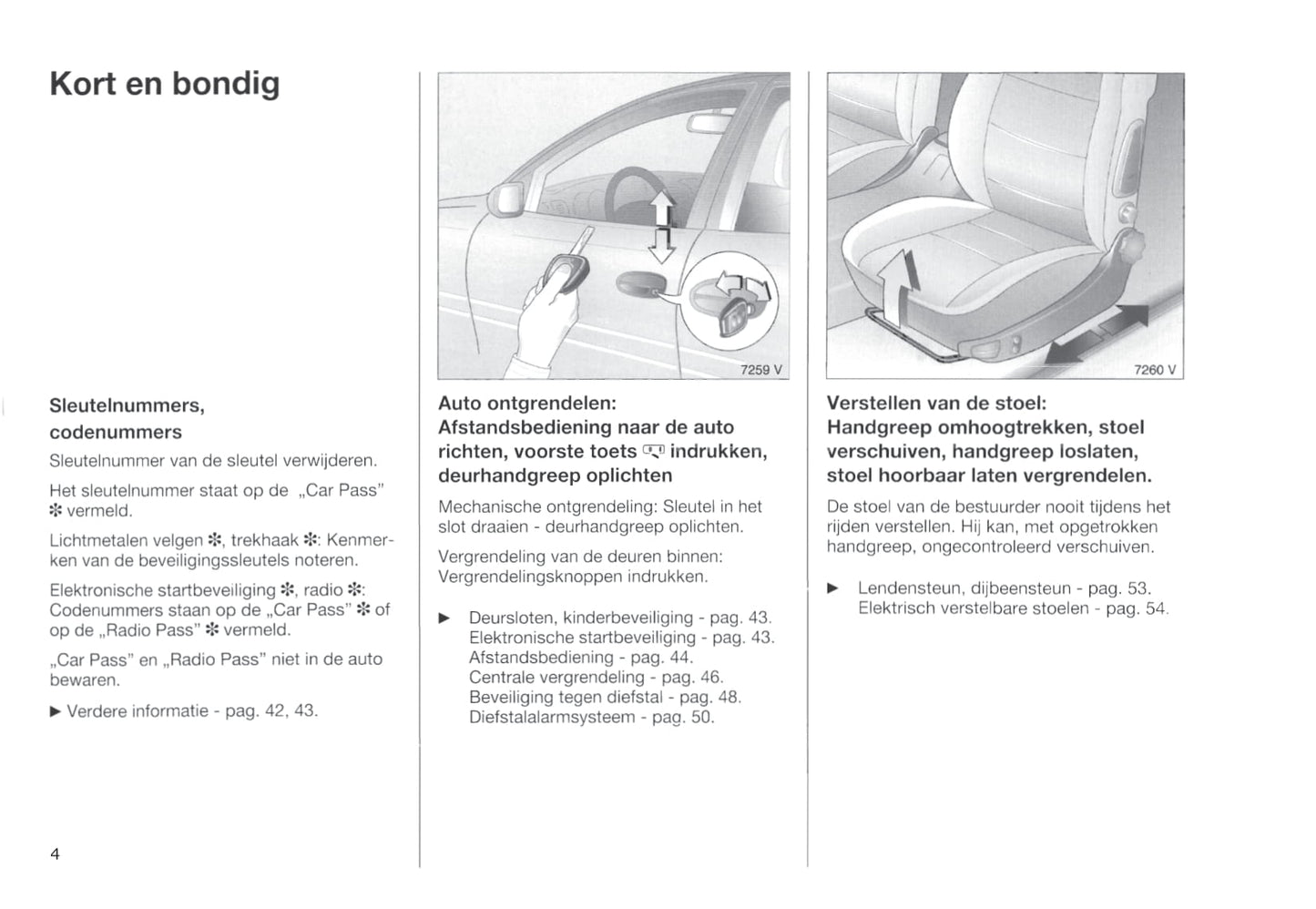 1994-1999 Opel Omega Owner's Manual | Dutch