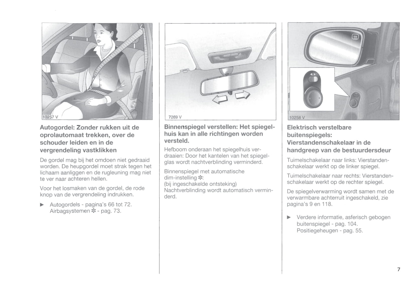 1994-1999 Opel Omega Owner's Manual | Dutch