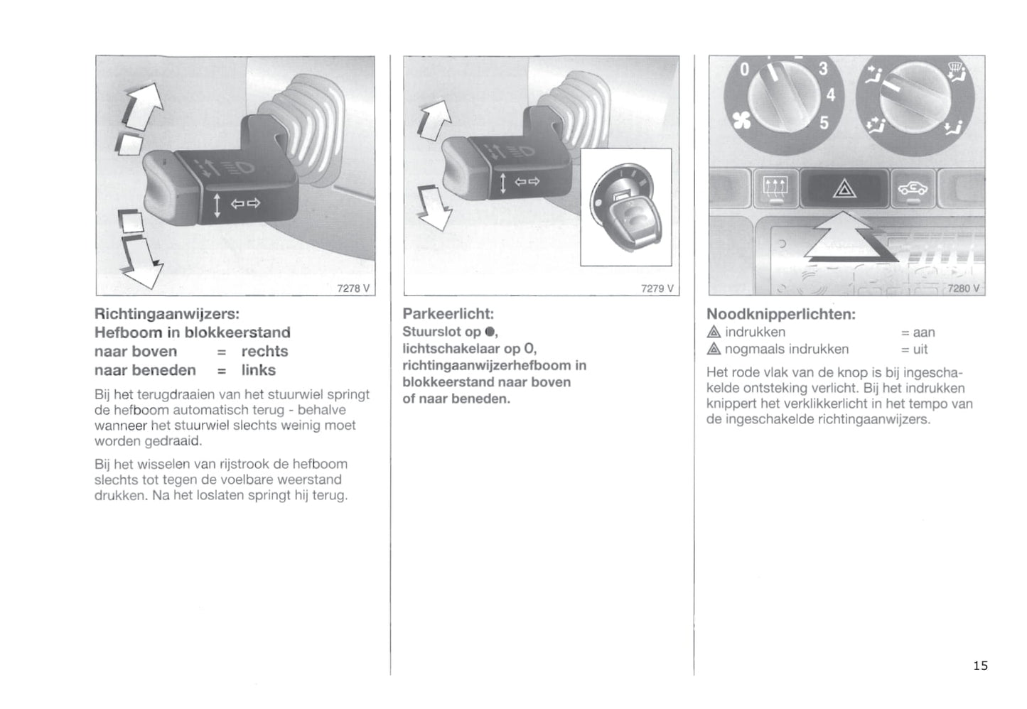 1994-1999 Opel Omega Owner's Manual | Dutch