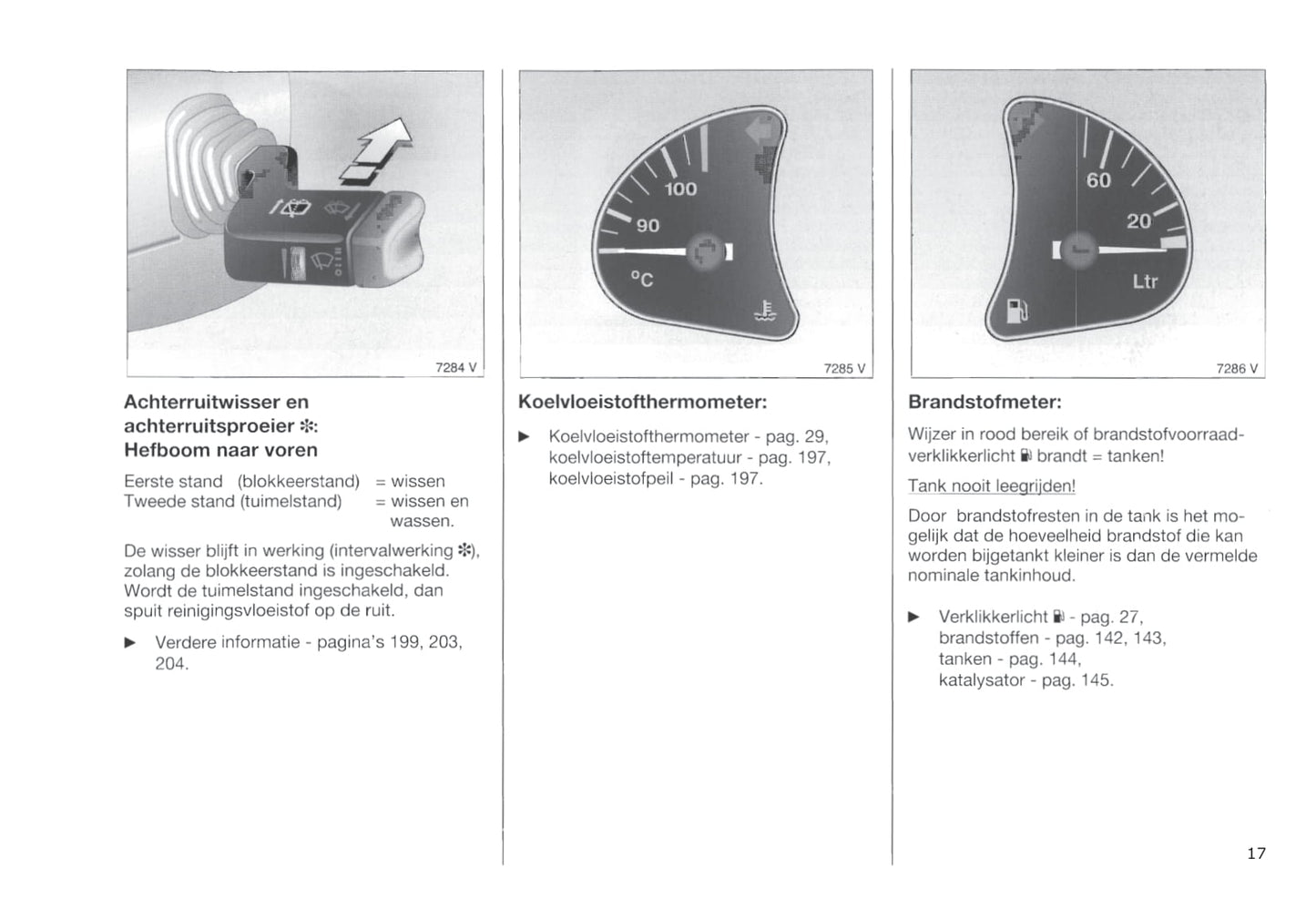 1994-1999 Opel Omega Owner's Manual | Dutch