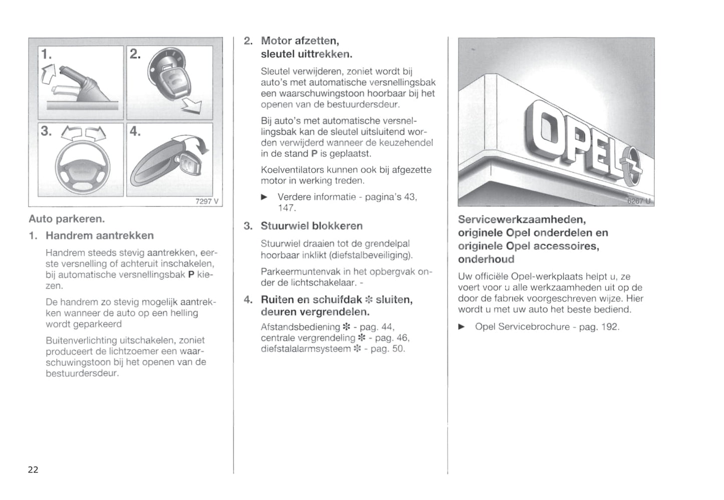 1994-1999 Opel Omega Owner's Manual | Dutch