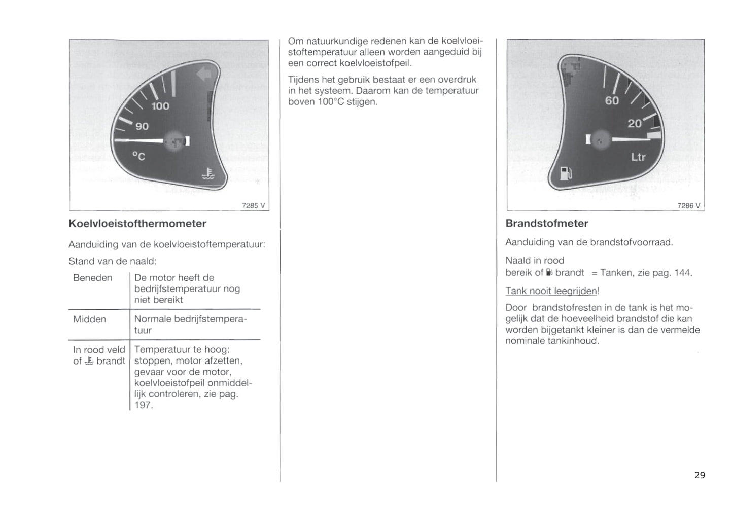 1994-1999 Opel Omega Owner's Manual | Dutch