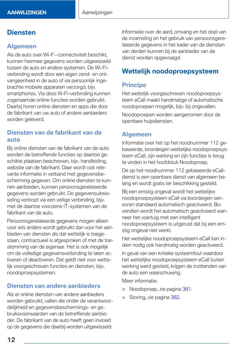 2021 BMW X3 Owner's Manual | Dutch