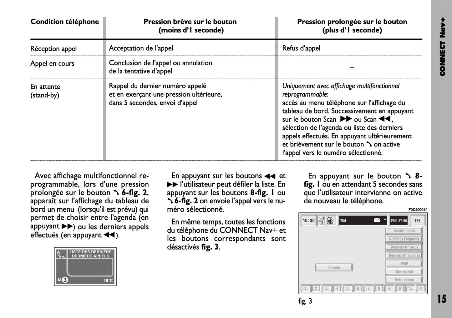 Fiat Stilo Connect Nav+ Guide d'utilisation 2004 - 2018