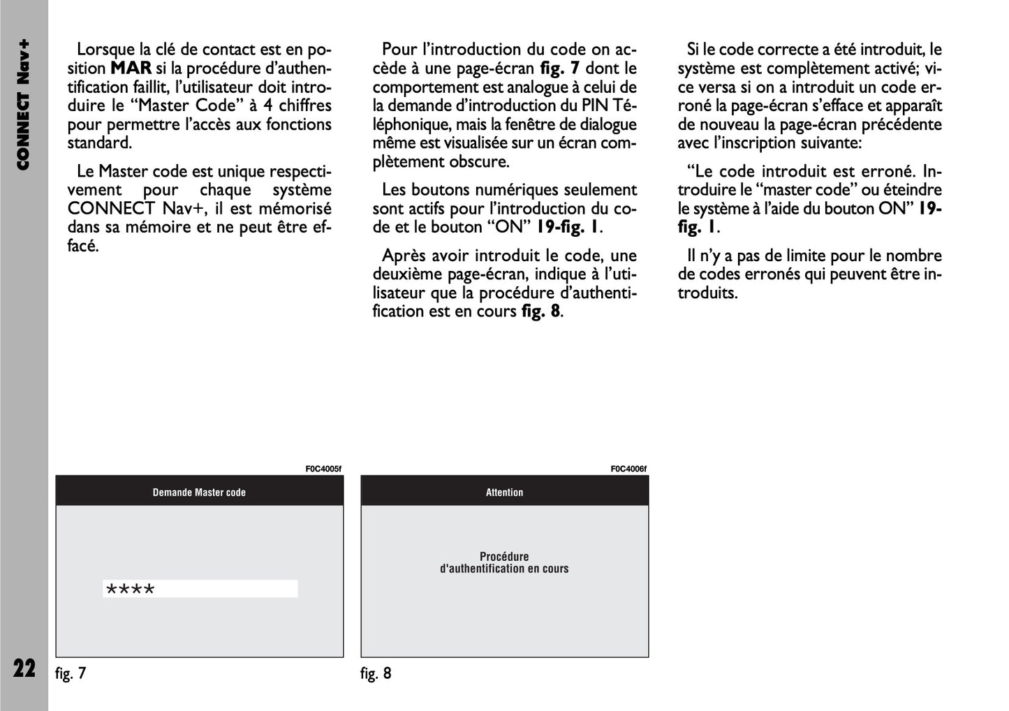 Fiat Stilo Connect Nav+ Guide d'utilisation 2004 - 2018