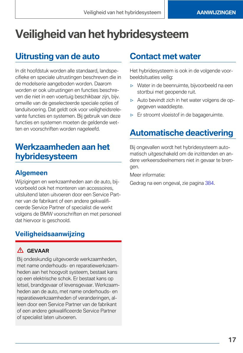 2021 BMW X3 Owner's Manual | Dutch