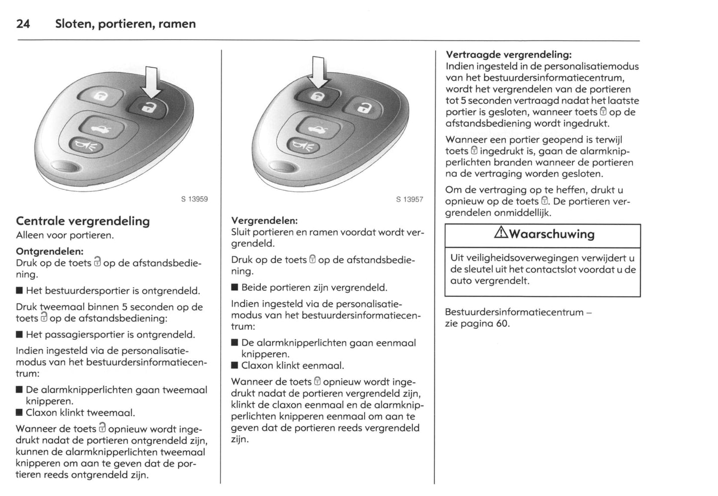 2007-2009 Opel GT Owner's Manual | Dutch