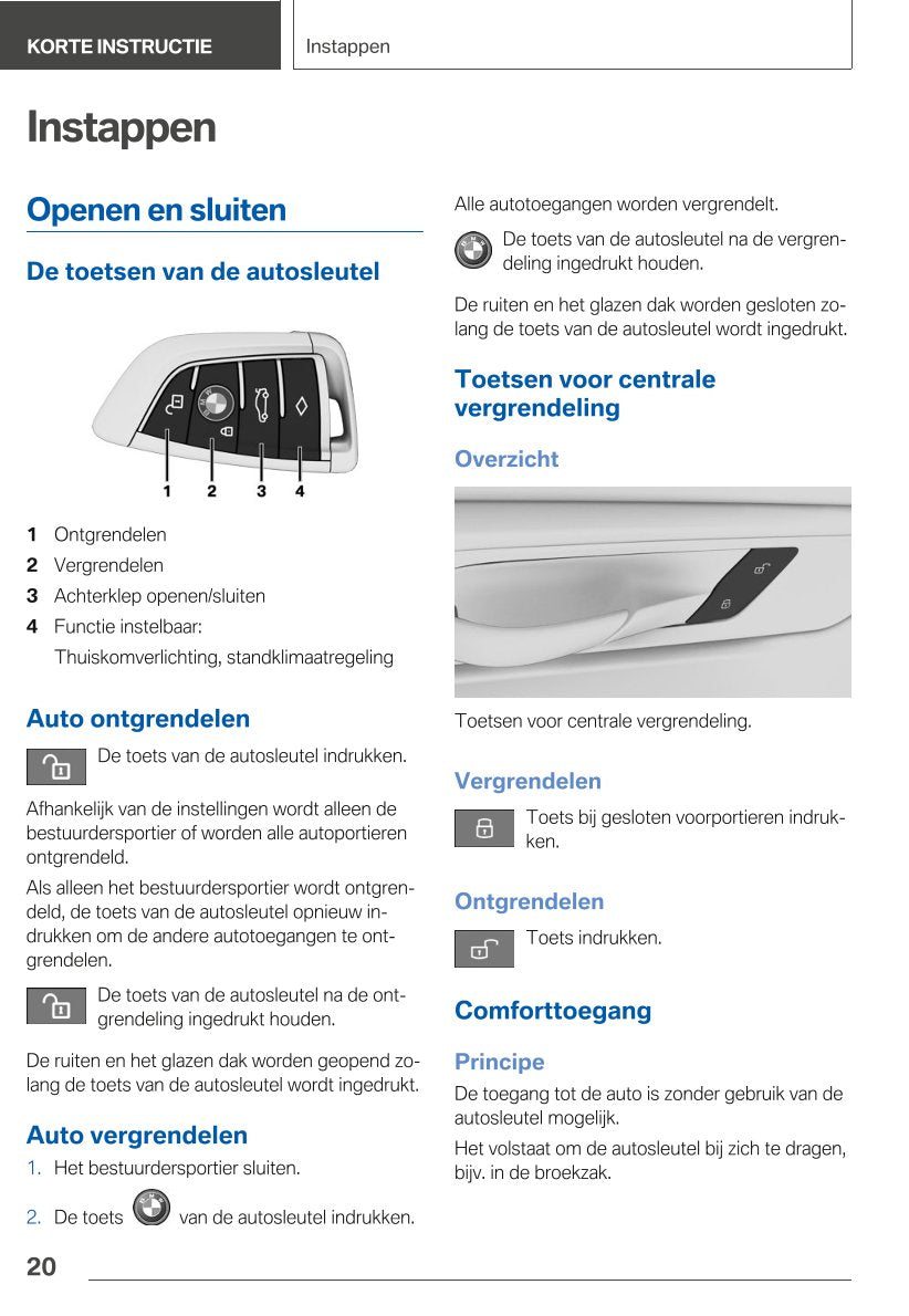 2021 BMW X3 Owner's Manual | Dutch