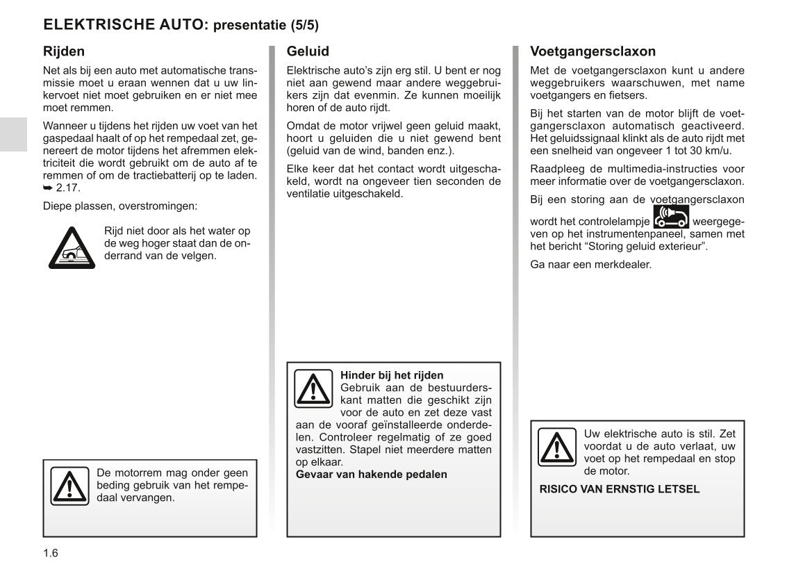 2022-2023 Renault Mégane Electric Owner's Manual | Dutch
