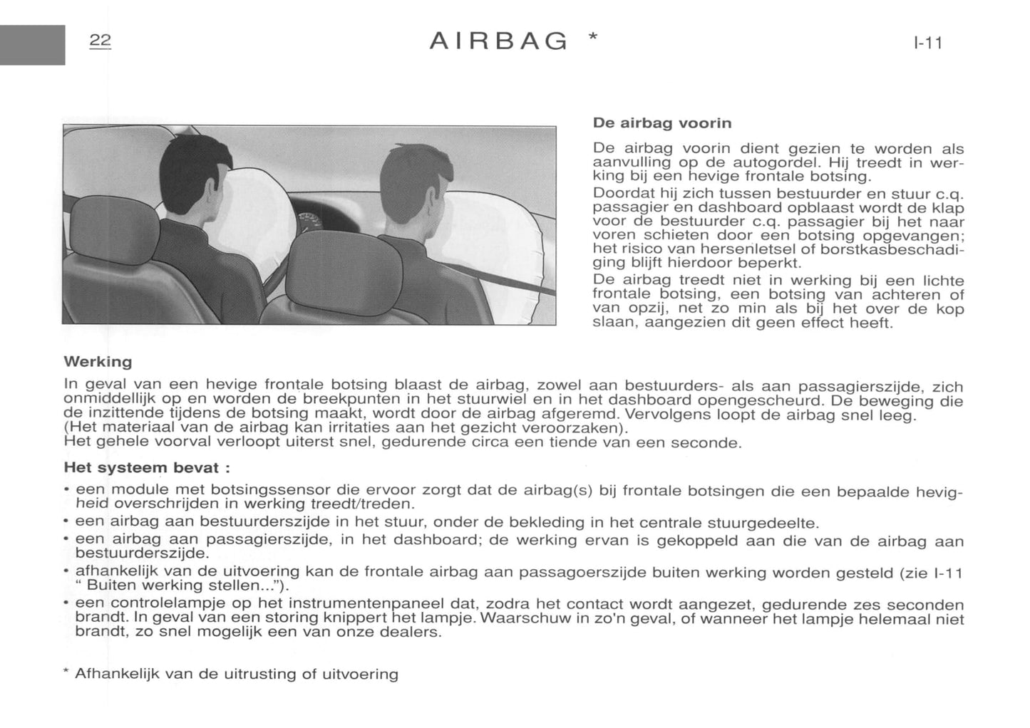 2000-2001 Citroën Berlingo Owner's Manual | Dutch
