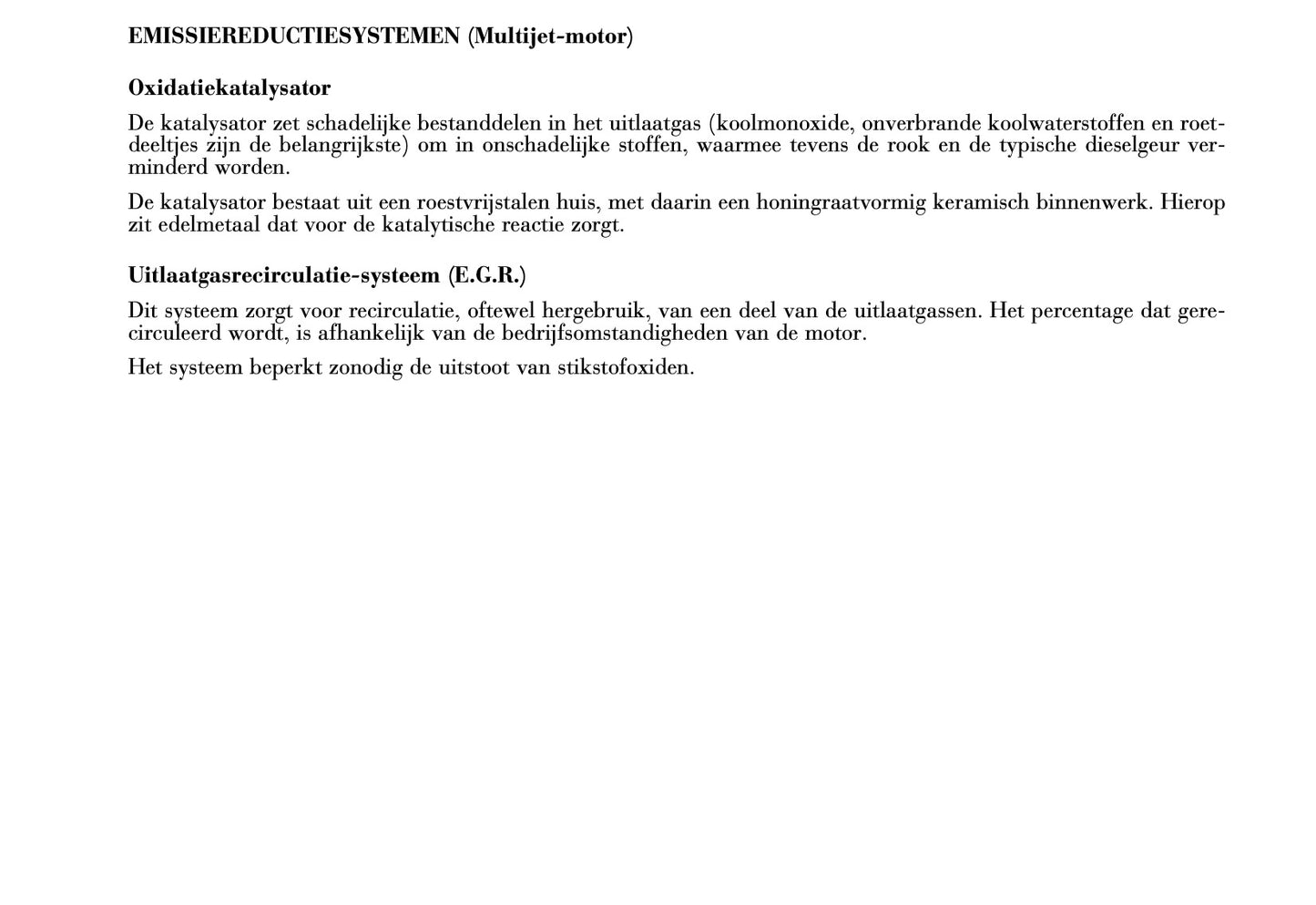 2003-2006 Lancia Ypsilon Owner's Manual | Dutch