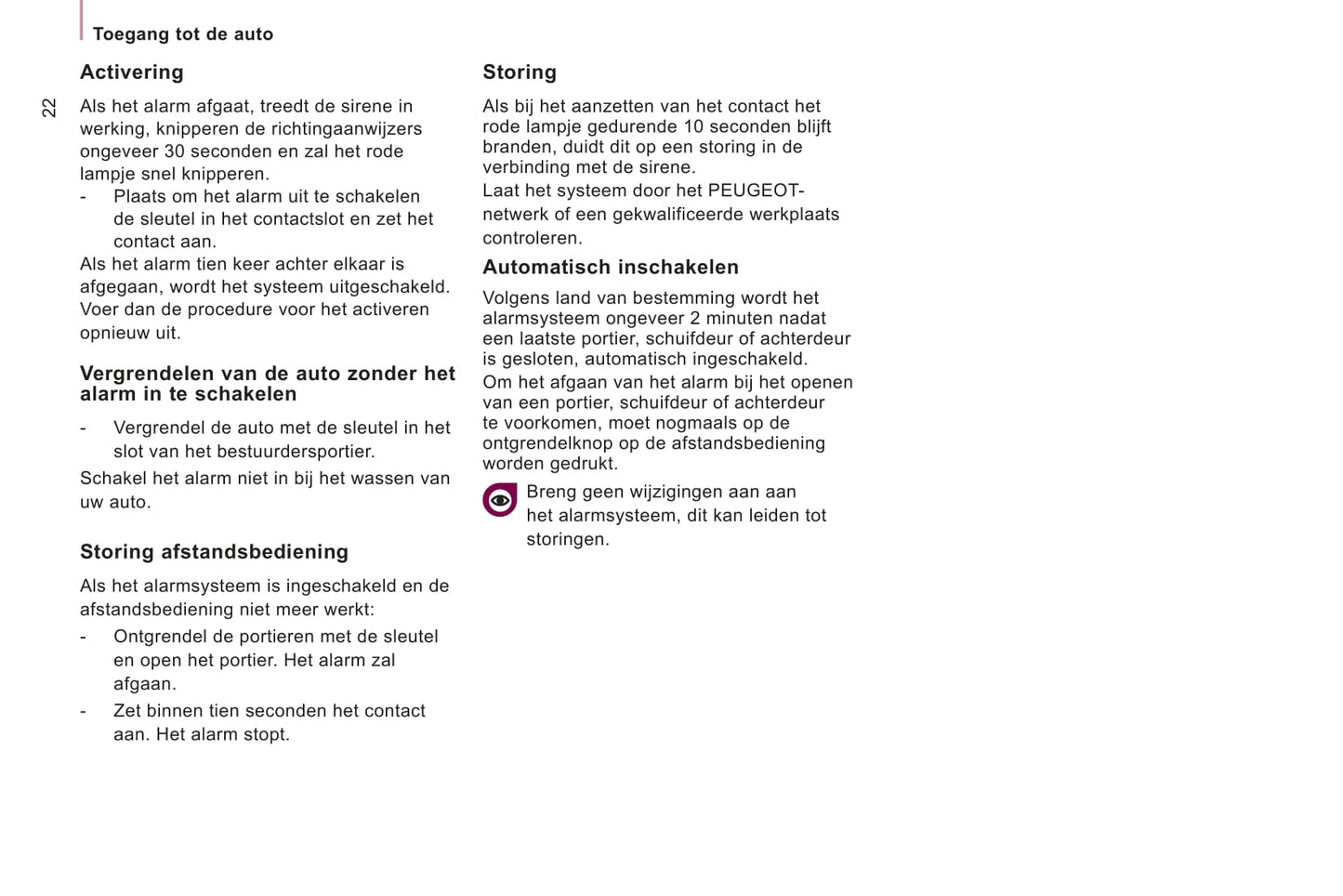 2011-2012 Peugeot Expert Owner's Manual | Dutch