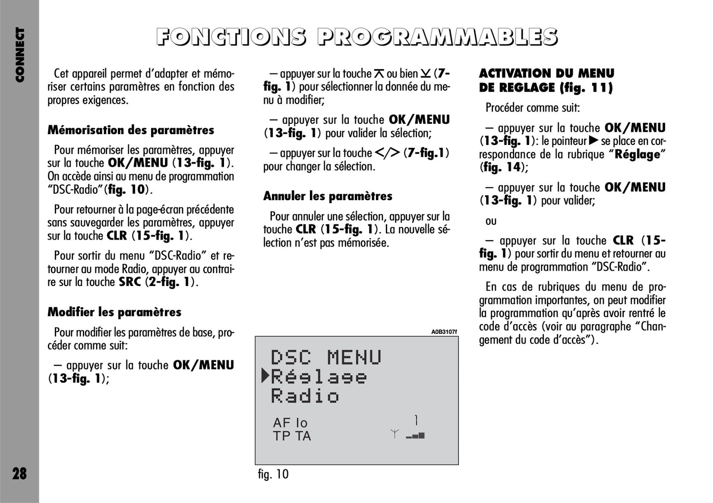 Alfa Romeo Connect-Navigateur-Connect Nav Guide d'utilisation 2004 - 2007