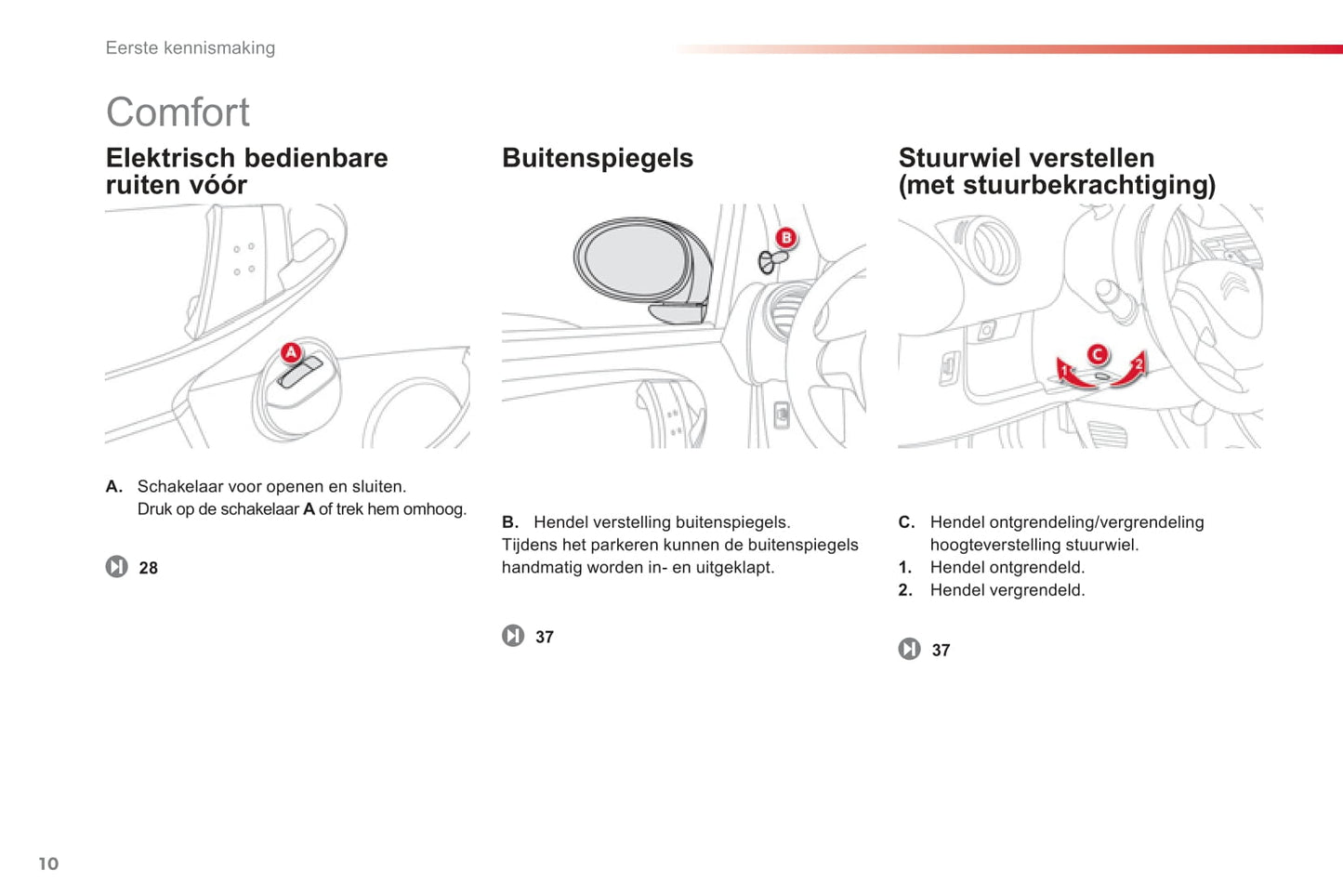 2012-2014 Citroën C1 Bedienungsanleitung | Niederländisch