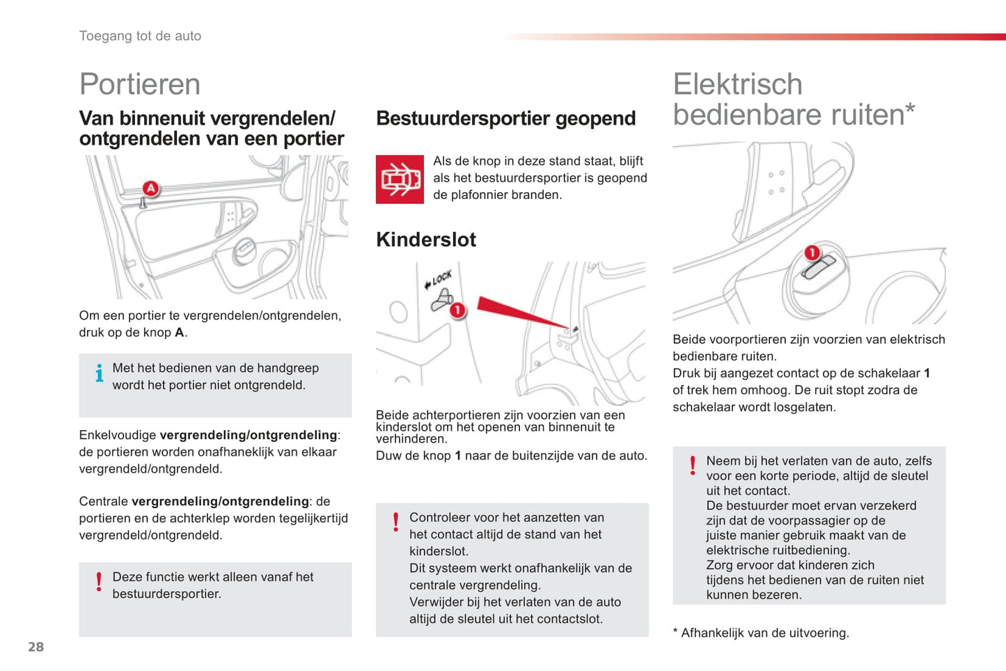 2012-2014 Citroën C1 Bedienungsanleitung | Niederländisch