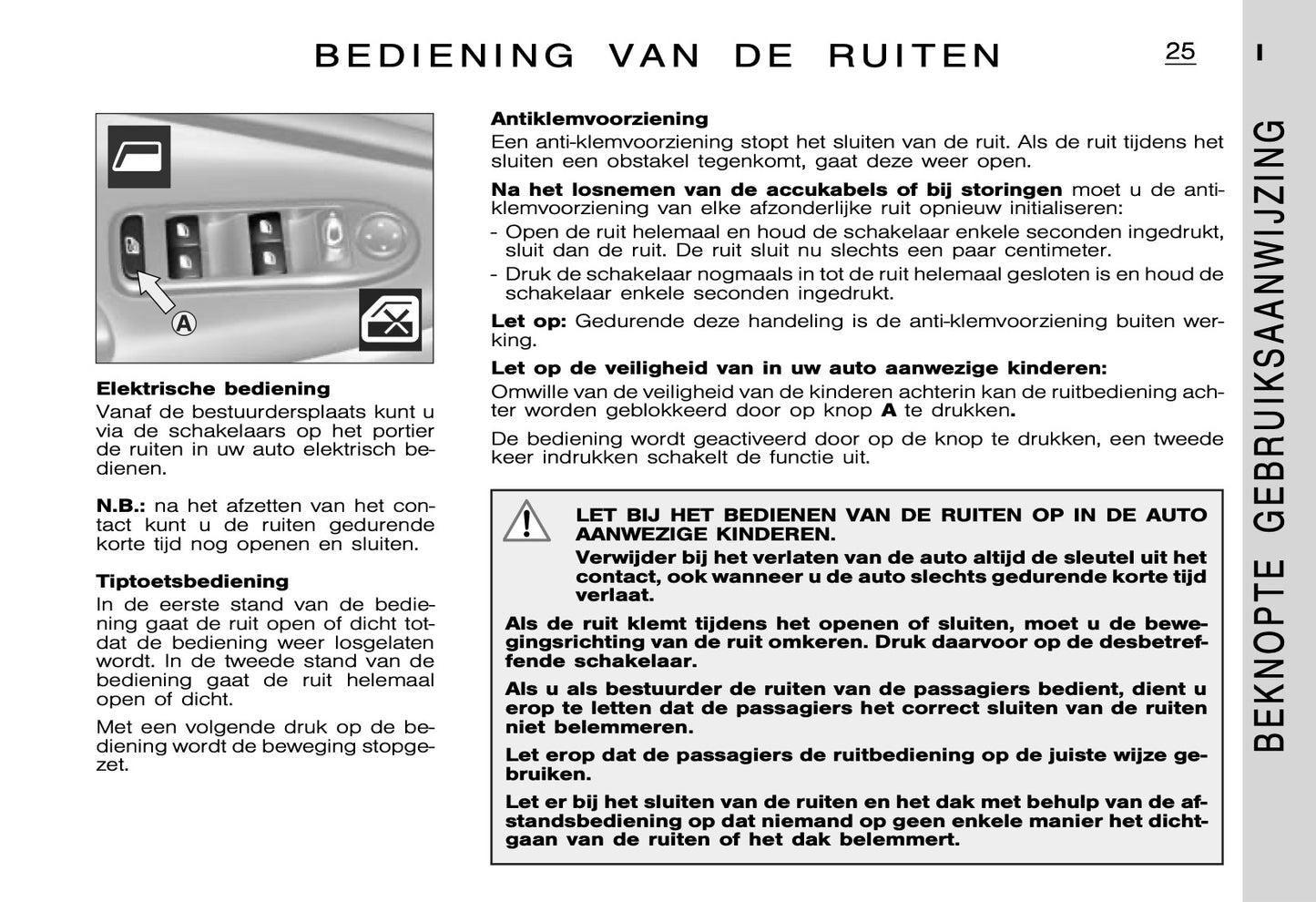 2005-2006 Citroën C5 Owner's Manual | Dutch