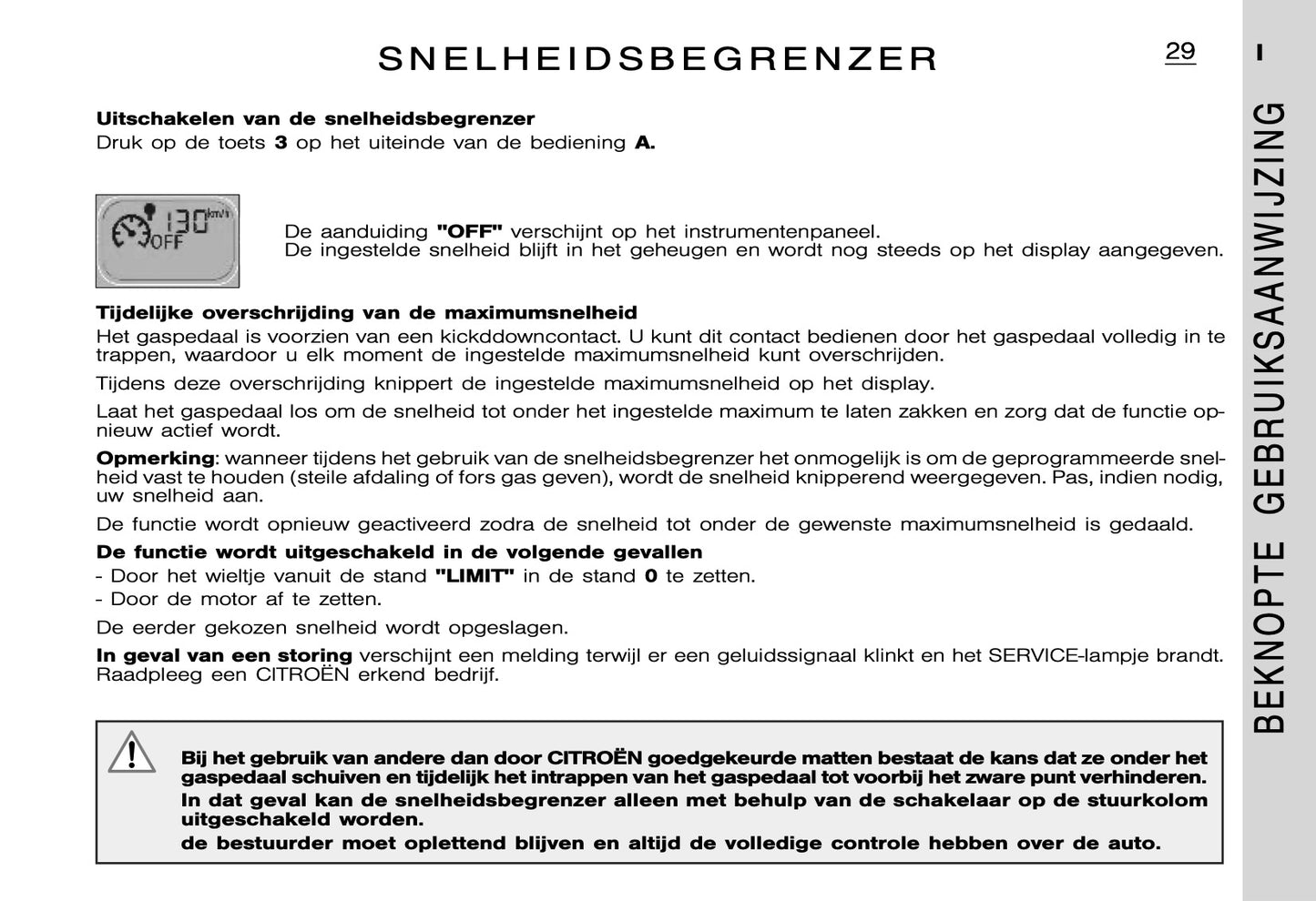 2005-2006 Citroën C5 Owner's Manual | Dutch