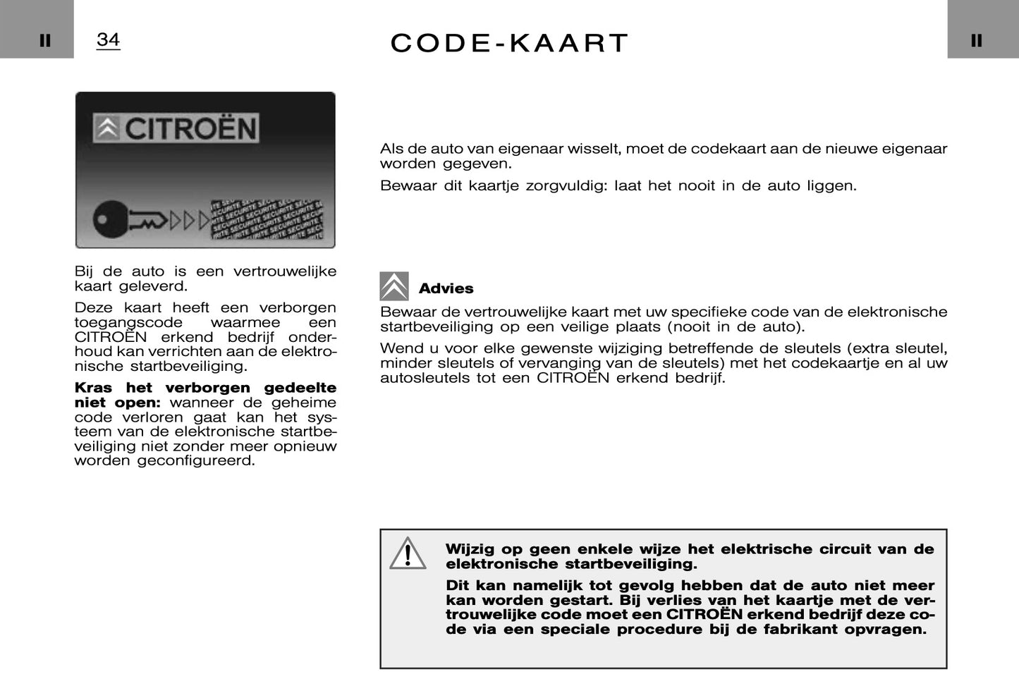 2005-2006 Citroën C5 Owner's Manual | Dutch