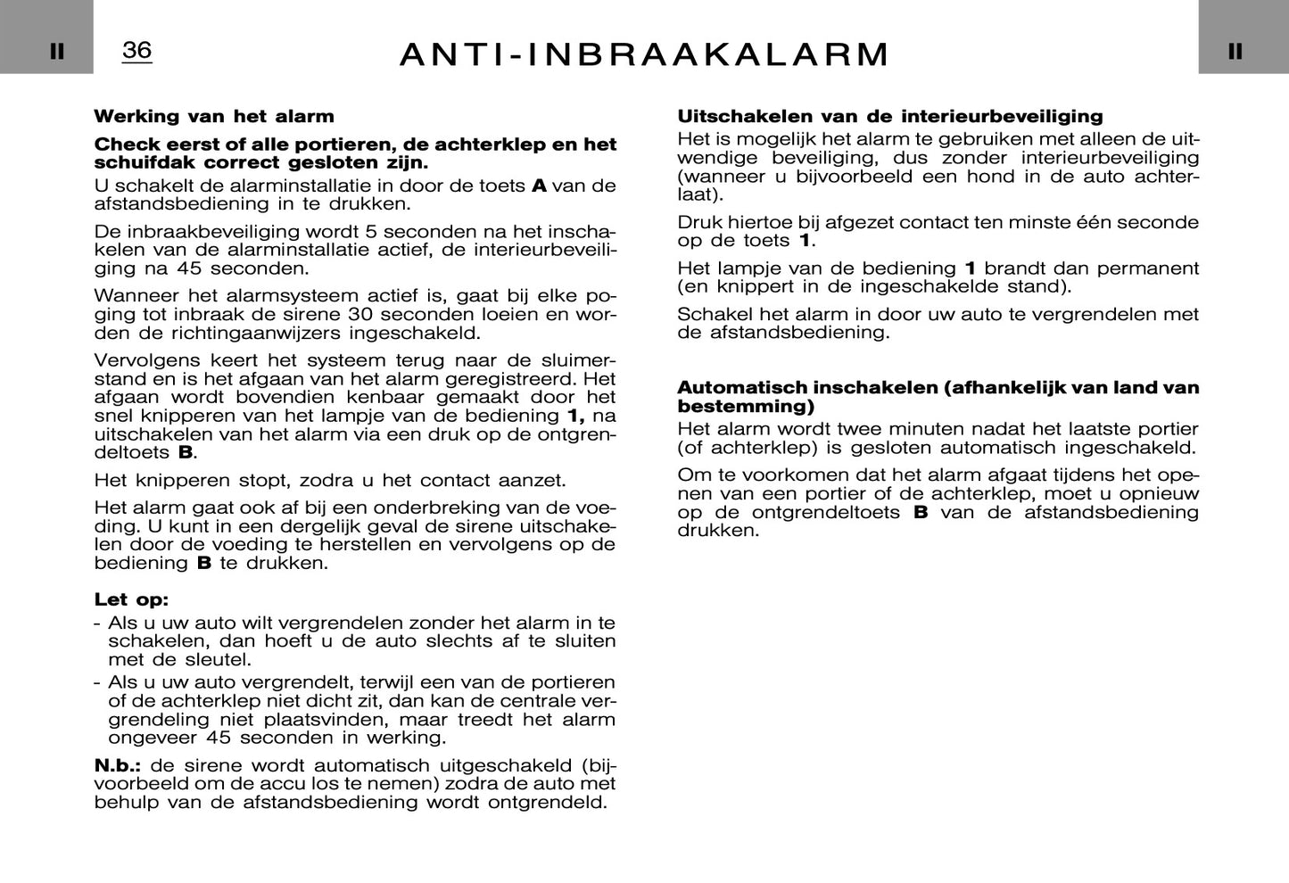 2005-2006 Citroën C5 Owner's Manual | Dutch
