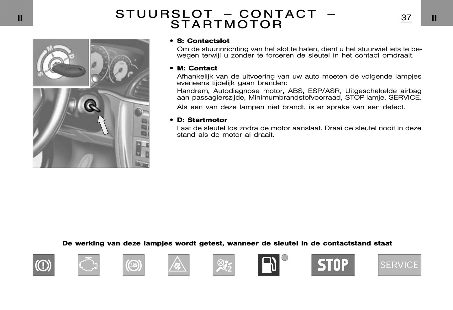 2005-2006 Citroën C5 Owner's Manual | Dutch