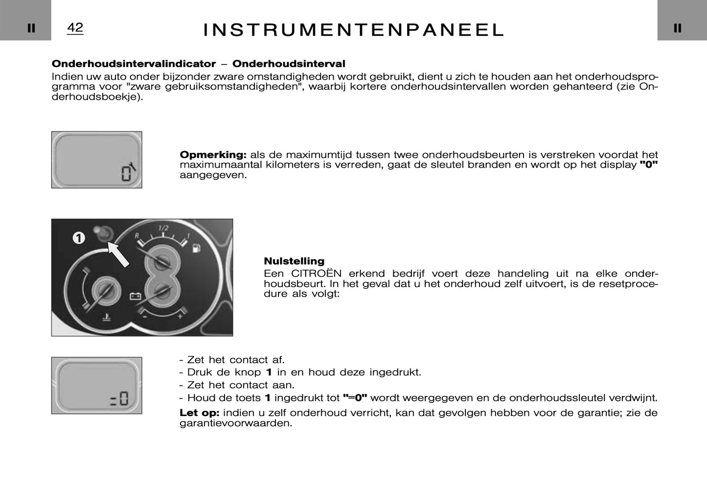 2005-2006 Citroën C5 Owner's Manual | Dutch