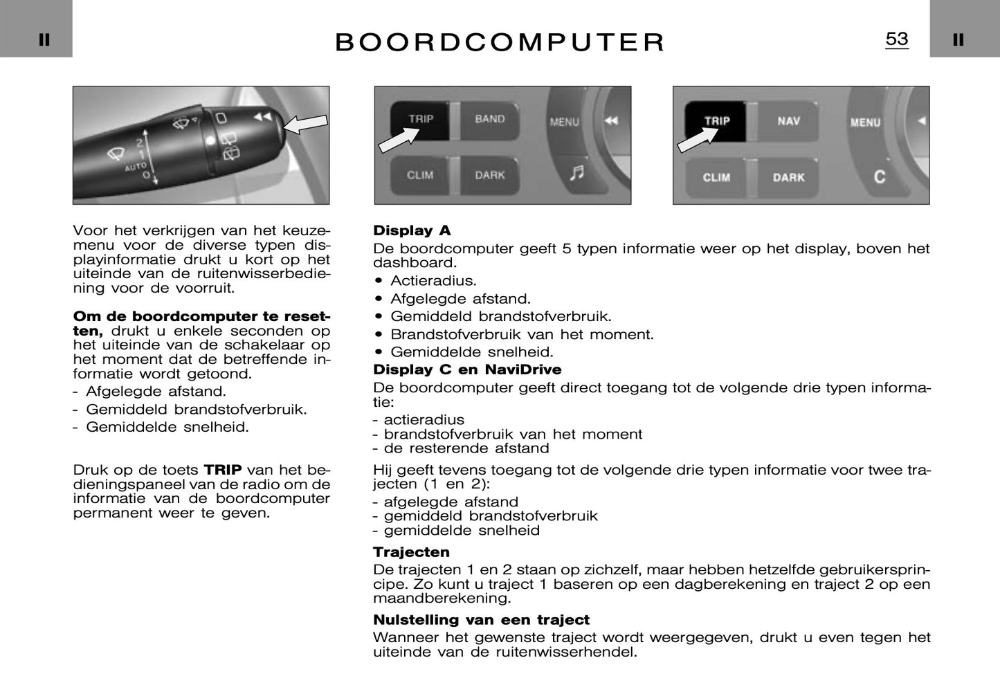 2005-2006 Citroën C5 Owner's Manual | Dutch