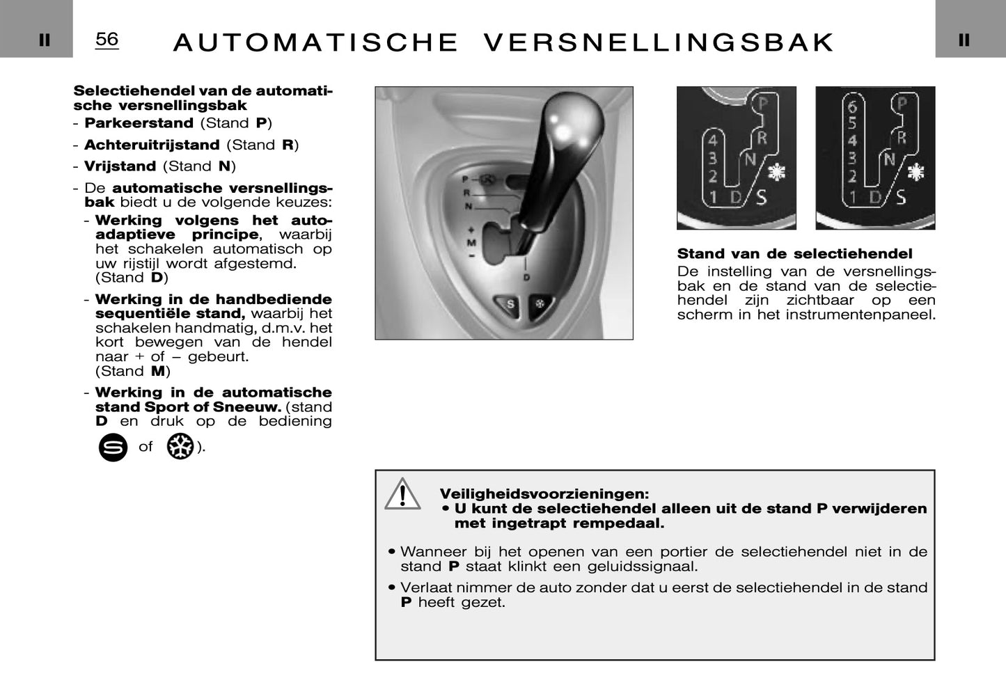 2005-2006 Citroën C5 Owner's Manual | Dutch