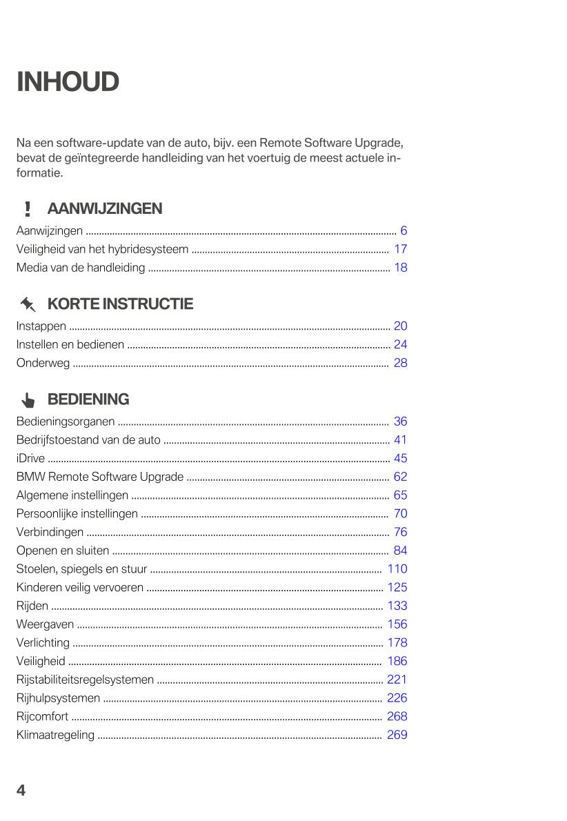 2021 BMW X3 Owner's Manual | Dutch