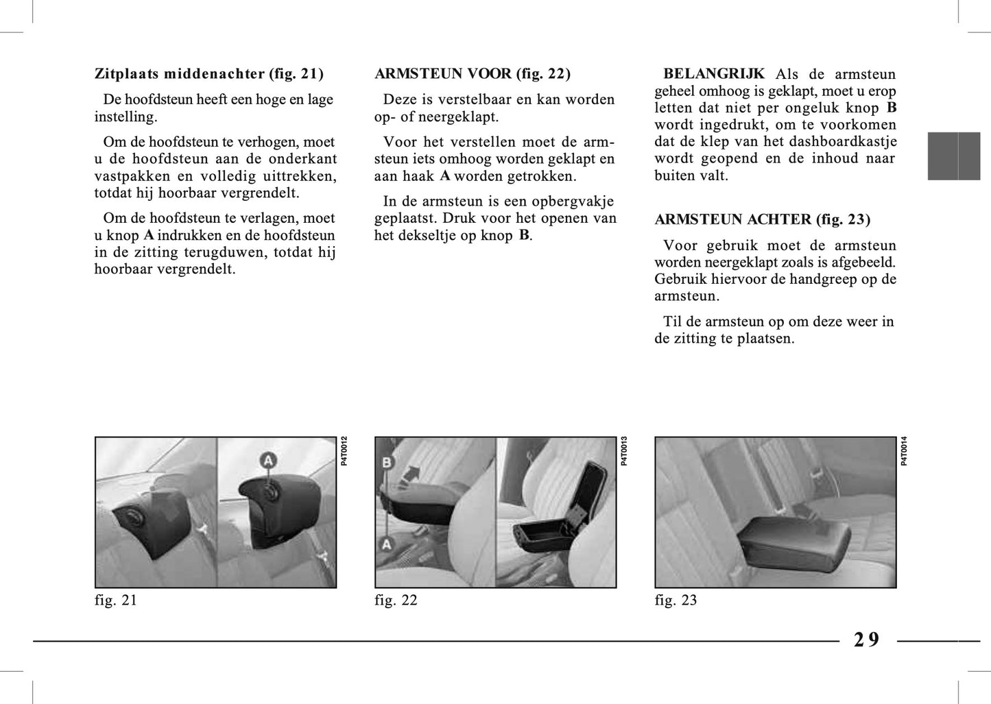 1995-2005 Lancia Lybra Owner's Manual | Dutch