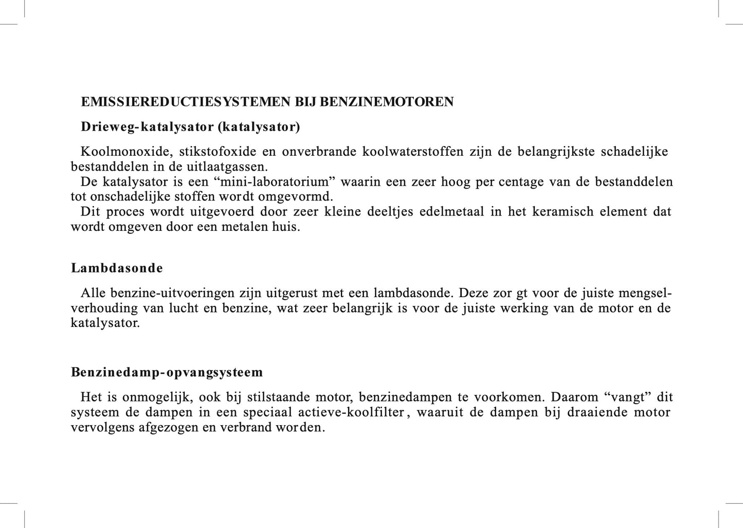 1995-2005 Lancia Lybra Owner's Manual | Dutch