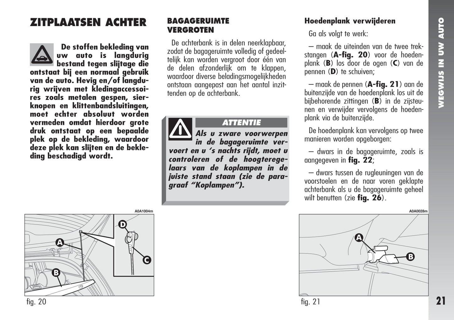 2000-2010 Alfa Romeo 147 Bedienungsanleitung | Niederländisch