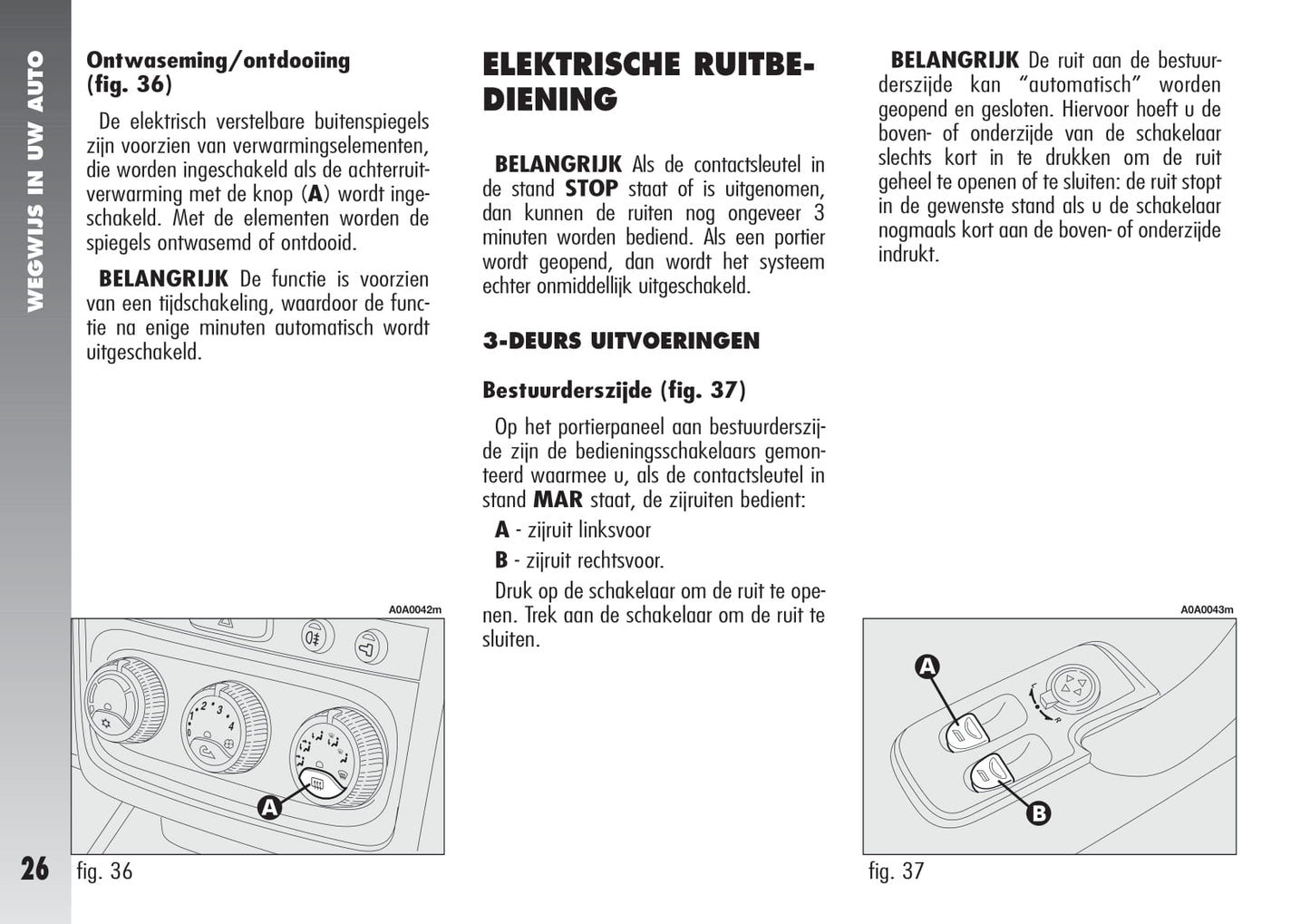 2000-2010 Alfa Romeo 147 Bedienungsanleitung | Niederländisch