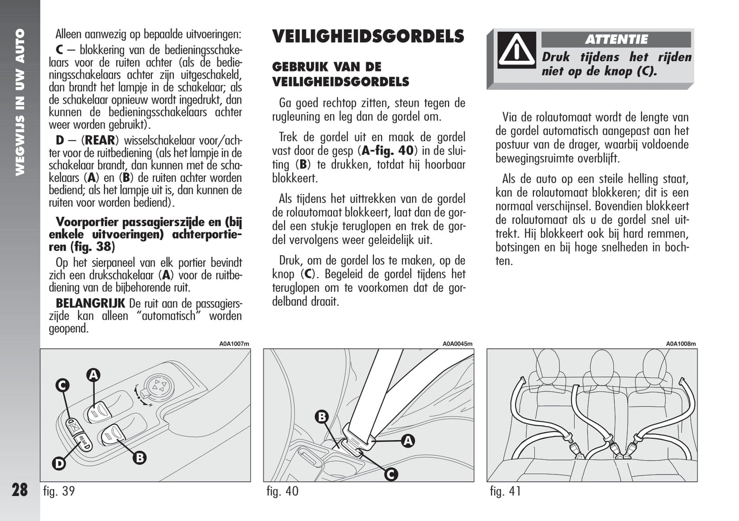 2000-2010 Alfa Romeo 147 Bedienungsanleitung | Niederländisch