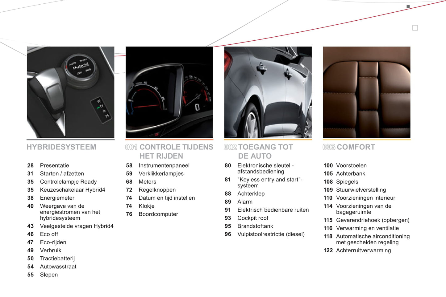 2013 Citroën DS5 HYbrid4 Bedienungsanleitung | Niederländisch