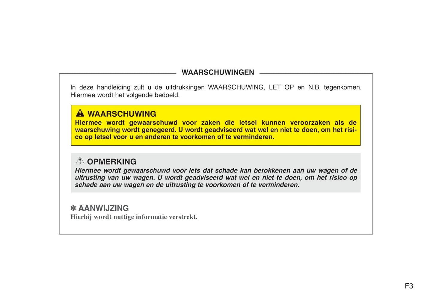 2010-2011 Hyundai i30 Bedienungsanleitung | Niederländisch