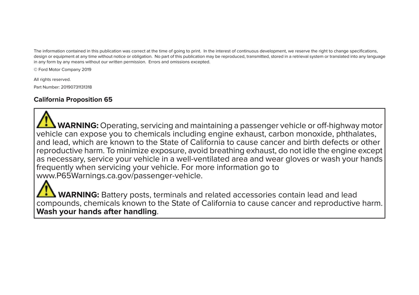 Lincoln Navigator Owner's Manual 2020