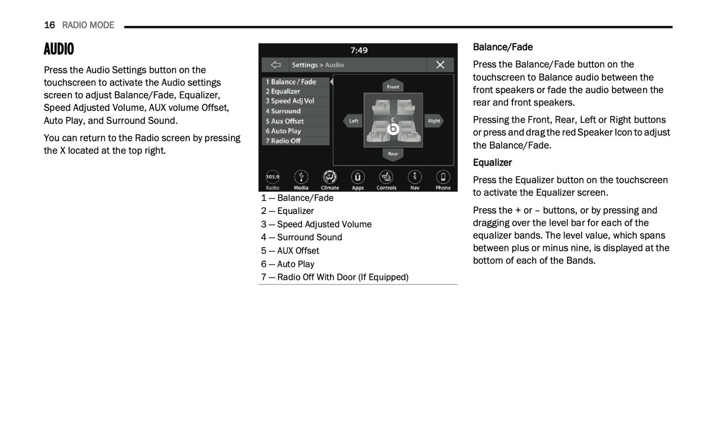 Uconnect 4 / 4C / 4C Nav With 8.4-Inch Display Owner's Manual