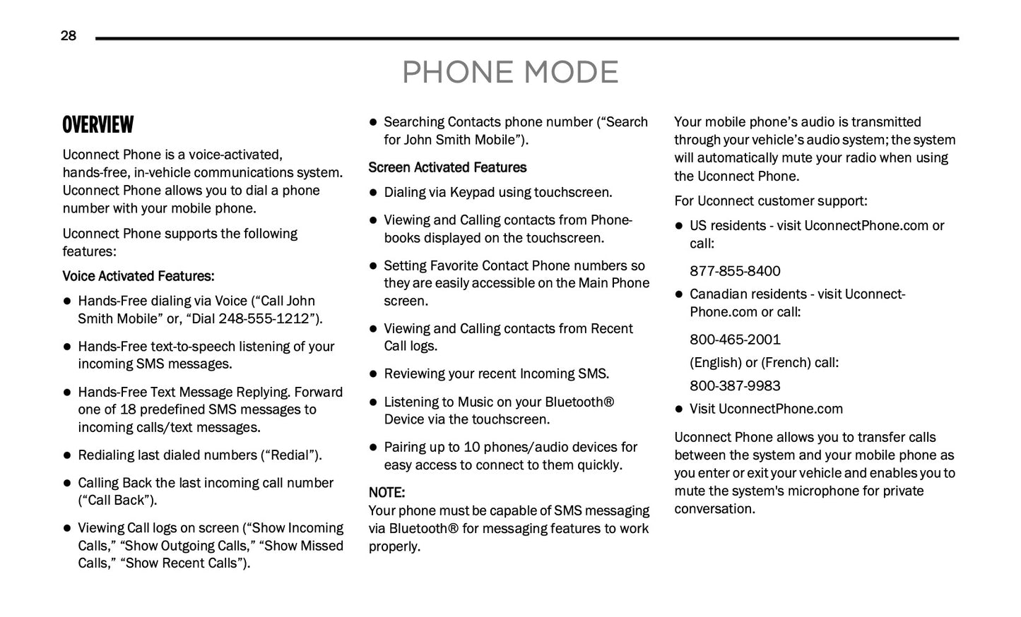 Uconnect 4 / 4C / 4C Nav With 8.4-Inch Display Owner's Manual